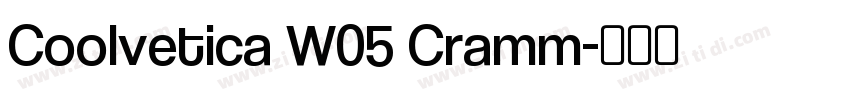 Coolvetica W05 Cramm字体转换